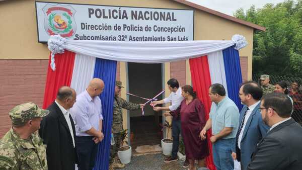 En busca de seguridad, vecinos inauguran subcomisaría en Aquino Cué