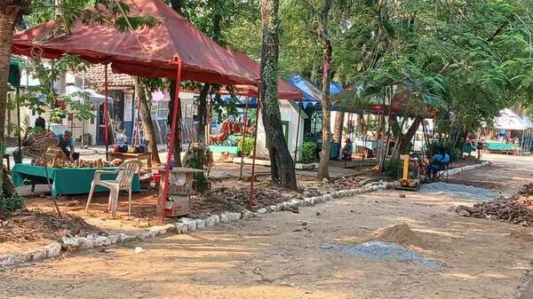 Feria de pesebres: calles clausuradas y bajas ventas en Areguá - Nacionales - ABC Color