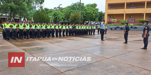 118 SUBOFICIALES AYUDANTES FUERON DISTRIBUÍDOS EN COMISARÍAS DE ITAPÚA - Itapúa Noticias