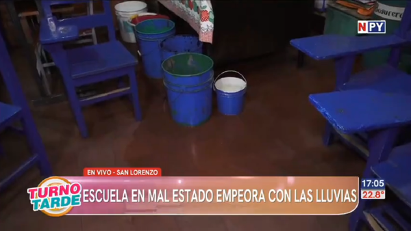 Padres de alumnos denuncian mal estado de aulas tras cada lluvia