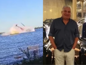 (VIDEO).  Murió un empresario y expiloto tras estrellarse en el río Paraná