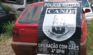 Policía Civil y Militar intervienen depósito de drogas en Jardín Ivone, Ponta Porá. - Oasis FM 94.3