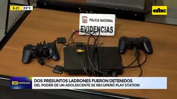 Video: Dos presuntos ladrones fueron detenidos - ABC Noticias - ABC Color