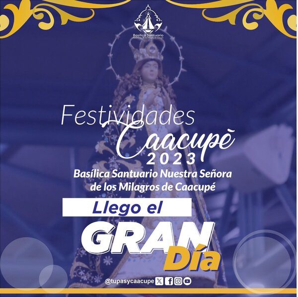 Jesús Maestro y Modelo de Oración tema en el inicio del novenario en Caacupé