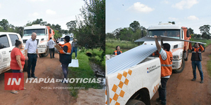 ASISTEN A FAMILIAS AFECTADAS POR EL TEMPORAL EN CAMBYRETÁ - Itapúa Noticias