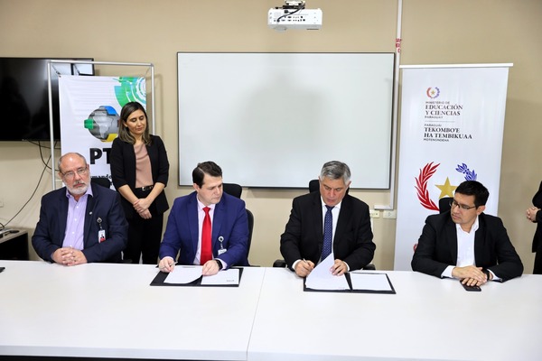 MEC e Itaipú suscriben convenio para la modernización de laboratorios de colegios técnicos