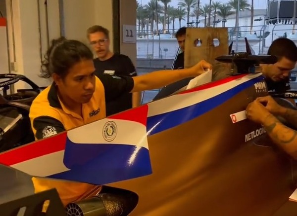 Bandera paraguaya en la Fórmula 2 de la FIA | 1000 Noticias