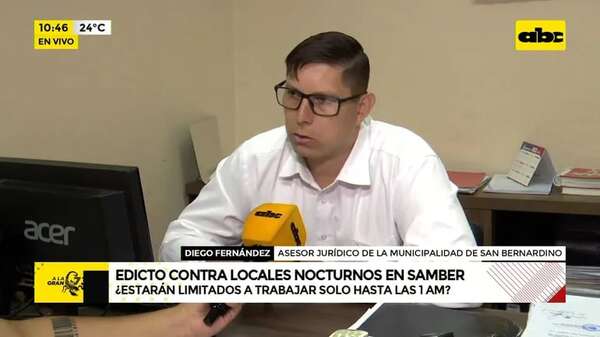 Video: Edicto contra locales nocturnos en San Bernardino - ABC Noticias - ABC Color