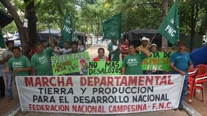 Campesinos se movilizarán por 3 días para exigir asistencia y tierras para productores
