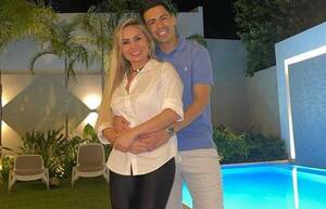¡Blas Riveros hace de enfermerito de su doña!