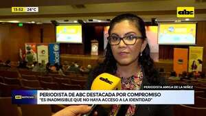 Video: periodista de ABC destacada por su compromiso  - ABC Noticias - ABC Color