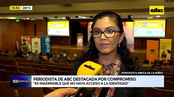Video: periodista de ABC destacada por su compromiso - ABC Noticias - ABC Color