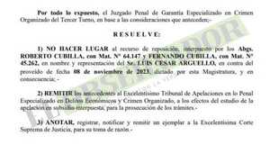 Jueza rechaza levantar medidas sobre inmueble embargado en la causa sobre Miguel Servín alias Celular