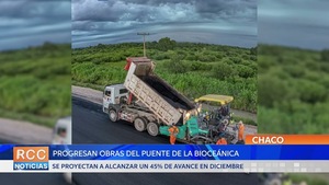 Ruta PY09: siguen los trabajos de pavimentación, señalización y refugio para peatones en el Lote 3