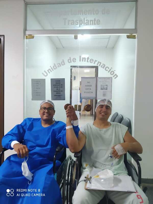 Hermanos capiateños protagonizan acto de amor y solidaridad con trasplante renal » San Lorenzo PY