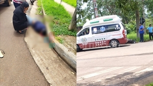 Motociclista grave tras chocar frontalmente con otro en el barrio Fátima de Encarnación