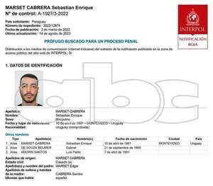 Marset quiere que su esposa, hermano y cuñado sean procesados en Uruguay - Policiales - ABC Color