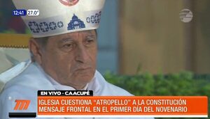 Caacupé 2023: Iglesia cuestiona ''atropello'' a la Constitución | Telefuturo
