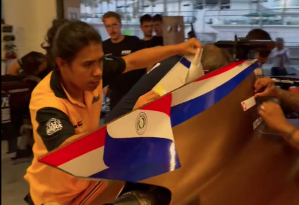 Versus / La bandera paraguaya estará presente en el auto de Joshua Duerksen en la F2