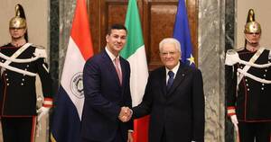 La Nación / Peña con presidente de Italia: “estrechar vínculos y construir un futuro entre ambas naciones”