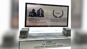 James tiene muchos motivos para celebrar: es Top de Marcas de la Construcción 2023