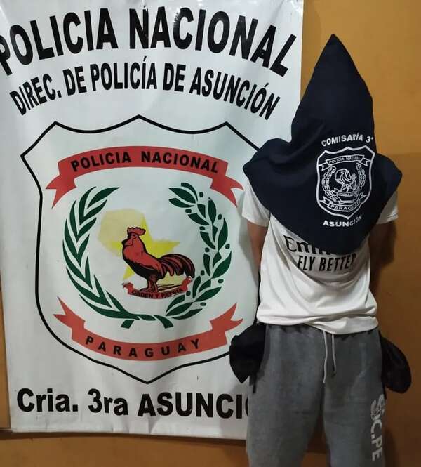 Aprehendieron a presunto vendedor de drogas en zona del Mercado 4 - Policiales - ABC Color
