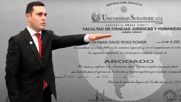 Suspicaz acomodo de quien avaló título dudoso de Rivas