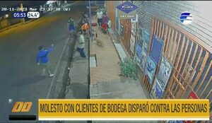 Enojado disparó contra personas que estaban frente a una bodega en San Lorenzo | Telefuturo