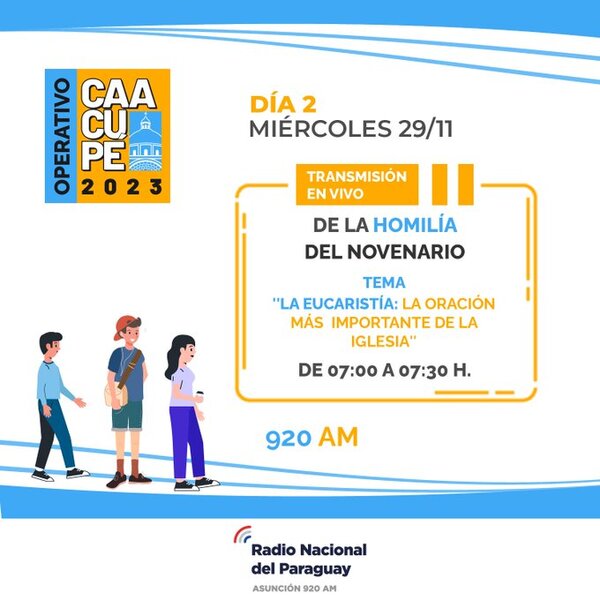 La Eucaristía: oración más importante de la Iglesia tema del segundo día del novenario en Caacupé