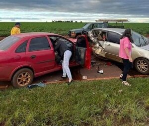 Septuagenario muere en confuso choque entre dos automóviles en Santa Rita