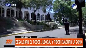 Desalojan el Poder Judicial por amenaza de bomba | Telefuturo