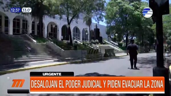 Desalojan el Poder Judicial por amenaza de bomba | Telefuturo