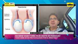 Video: Hacerse vasectomía ya es gratis en Paraguay  - Ensiestados - ABC Color