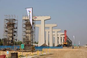 Puente que unirá a Brasil y Paraguay en la región del Chaco tiene 40% de avance