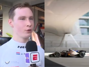 (VIDEO). ¡Que capo! Joshua Duerksen, primer piloto paraguayo en subirse en un F2 FIA