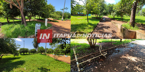 PLAZA REPÚBLICA ARGENTINA EN EL B° CIUDAD NUEVA DE ENCARNACIÓN EN ESTADO DEPLORABLE - Itapúa Noticias