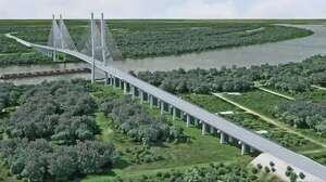MOPC: Puente de la ruta Bioceánica alcanzó un 40% de avance general - Economía - ABC Color