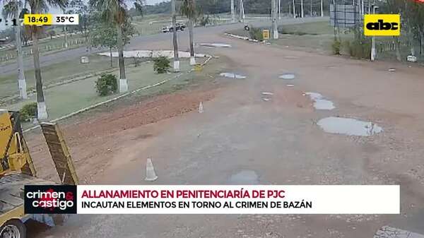Video: allanamiento en penitenciaría de PJC - Crimen y castigo - ABC Color