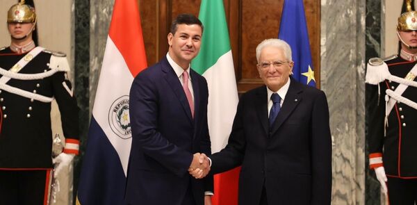 Santiago Pe帽a se re煤ne con el presidente de Italia, Sergio Mattarella y con paraguayos en Roma - Revista PLUS