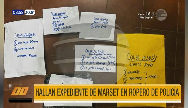 Hallan expediente de Marset en ropero de policía detenido | Telefuturo