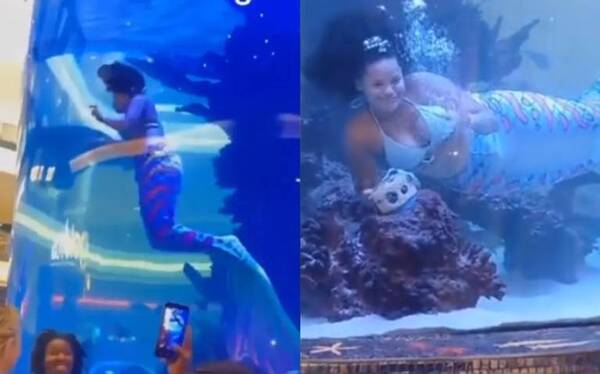 Diario HOY | VIDEO| Una "sirena" casi se ahoga durante un espectáculo