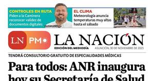 La Nación / LN PM: edición mediodía del 30 de noviembre