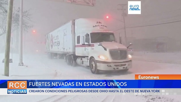 Fuertes nevadas desde Ohio hasta el oeste de Nueva York