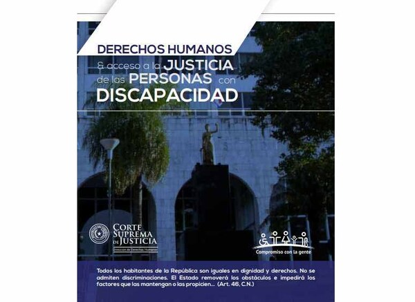 Realizarán capacitación sobre Convención sobre los Derechos de las Personas con Discapacidad y el Acceso a la Justicia