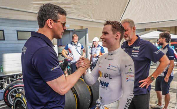 Presidente Peña llevó su aliento a Joshua Duerksen, quien se prepara para la F2 - .::Agencia IP::.