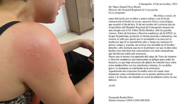 Diario HOY | Grave denuncia contra médico de Concepción: estudiante lo acusa de agresión y acoso