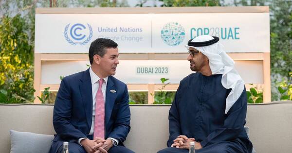 La Nación / Mandatario emiratí recibió a Santiago Peña en Dubái