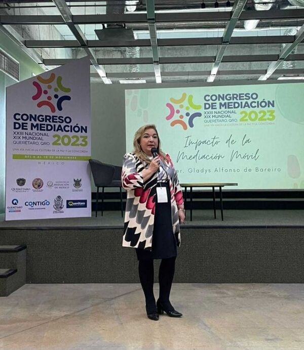 Destacaron implementación de la mediación móvil en Congreso Mundial