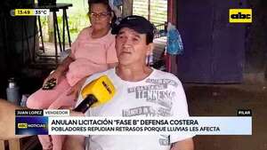 Pilar: anulan licitación “Fase B” defensa costera - ABC Noticias - ABC Color