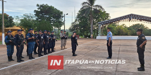 PERSONAL TÁCTICO POLICIAL FUE DISTRIBUIDO EN DISTINTAS COMISARÍAS DE ITAPÚA - Itapúa Noticias